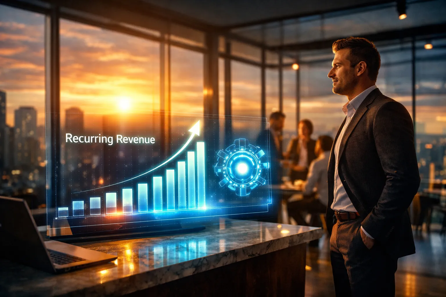A digital agency owner scaling recurring profits and revenue through a strategic white-label WordPress maintenance company partnership.