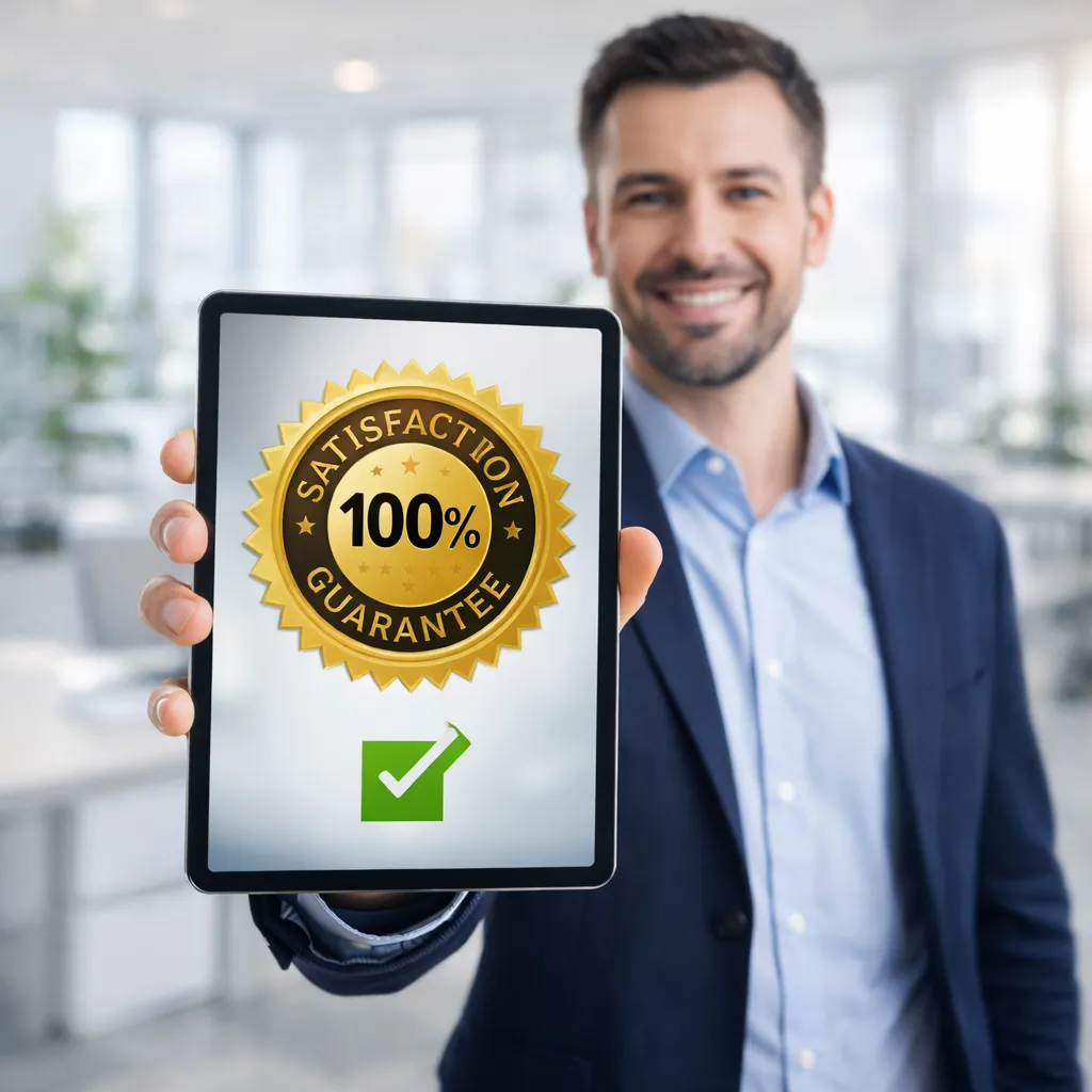 Garantie de satisfaction a 100